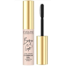 Гель для брів Eveline Brow & Go! Eyebrow Gel З ефектом ламінування сильної фіксаці