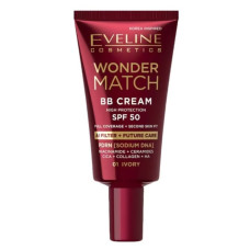 BB-крем для обличчя Eveline Cosmetics Wonder Match BB Cream SPF 50 01 Ivory 30 мл