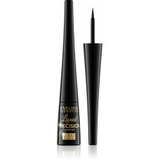 Водостійка підводка для очей Eveline Liquid Precision чорна матова