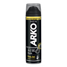 Гель для гоління та вмивання Arko Black 2в1 200 мл