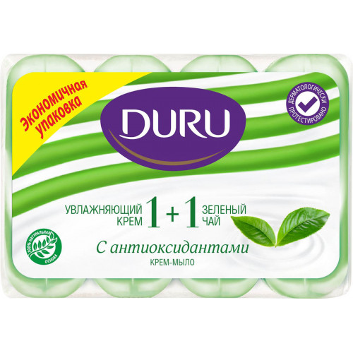 Крем-Мило Duru 1+1 Зелений чай 4 шт по 80 гр
