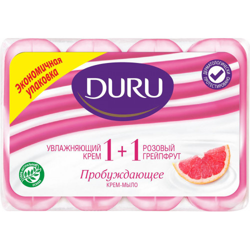 Крем-Мило Duru 1+1 Грейпфрут 4 шт по 80 гр