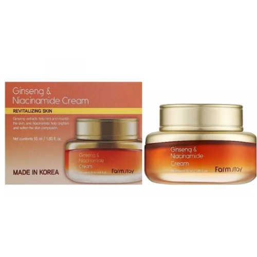 Крем для обличчя FarmStay Ginseng & Niacinamide Cream 55 мл