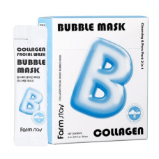 Пузырчатая маска Farmstay с коллагеном Collagen Facial Wash Bubble Mask 5 мл