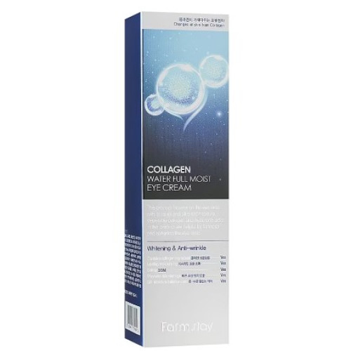 Крем для очей FarmStay Collagen Water Full Moist Eye Cream Зволожувальний із колагеном 50 мл
