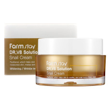 Крем для лица FarmStay регенерирующий с муцином улитка DR.V8 Solution Snail Cream 50 мл