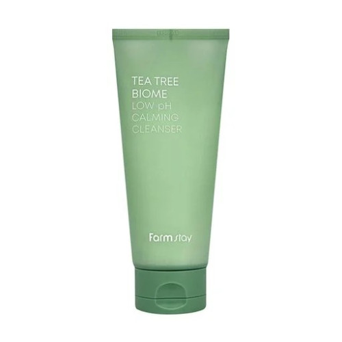 Пенка для умывания FarmStay с низким pH Tea Tree Biome Low Ph Calming Cleanser 180 мл