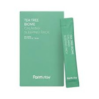 Успокаивающая ночная маска FarmStay для лица Tea Tree Biome 4 мл
