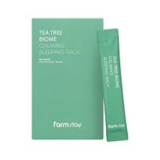 Заспокійлива нічна маска FarmStay для обличчя Tea Tree Biome 4 мл