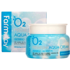 Крем для обличчя FarmStay кисневий зволожуючий O2 Premium Aqua Cream 100 гр