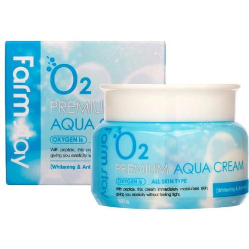 Крем для лица FarmStay кислородный увлажняющий O2 Premium Aqua Cream 100 гр