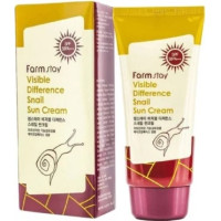 Крем сонцезахисний Farmstay із муцином равлика Visible Difference Snail Sun Cream SPF50+/PA+++ 70 мл