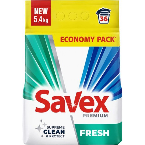 Пральний порошок Savex автомат Premium Fresh 5.4 кг