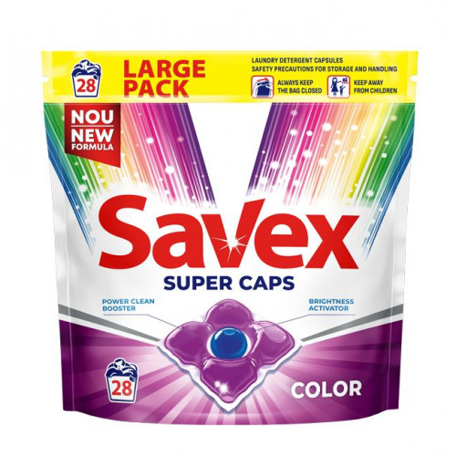 Капсулы для стирки Savex Color 28 шт