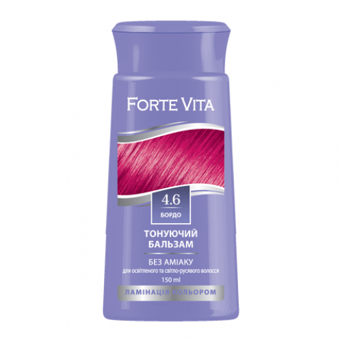Бальзам тонирующий Supermash Forte Vita 4.6 Бордо 150 мл