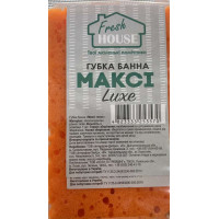 Губка банная Fresh House Макси Luxe