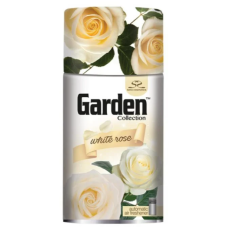 Универсальный сменный баллон к автоматическому освежителю воздуха Garden Collection White Rose 260 мл