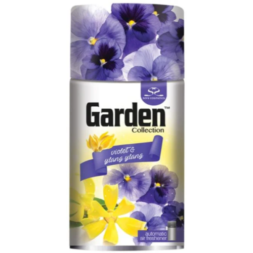 Универсальный сменный баллон к автоматическому освежителю воздуха Garden Collection Violet Ylang Ylang 260 мл
