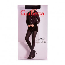 Колготки женские Giulietta COTONE 200 den размер 3 nero