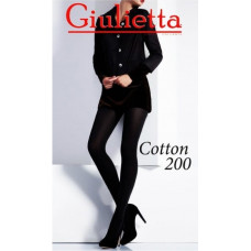 Колготки жіночі Giulietta COTONE 200 den розмір 4 nero