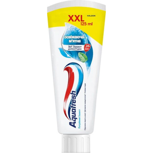 Зубна паста Aquafresh Fresh&Minty без коробки 125 гр