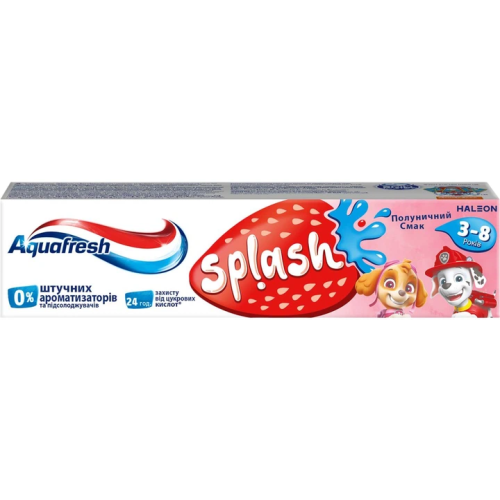 Зубная паста для детей Aquafresh Splash 3-8 л 50 мл