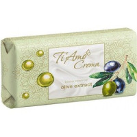 Мыло косметическое Ti Amo Crema c экстрактом оливы 125 гр