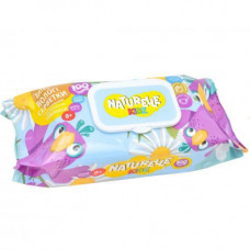 Серветки вологі дитячі Naturelle Kidz ромашка з клапаном 100 шт
