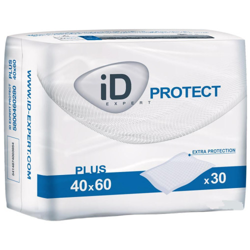 Пелюшки для дорослих ID Expert Protect Plus 40 см на 60 см 30 шт