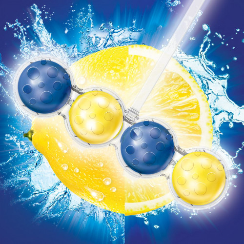 Туалетний блок для унітазу Bref Classic Power Aktiv Lemon 50 гр