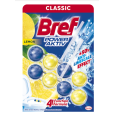 Туалетний блок для унітазу Bref Classic Power Aktiv Lemon 2 шт по 50 гр