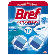Чистячі кубики для зливного бачка Bref Ocean Blue Water Duo-Cubes 2 шт по 50 гр