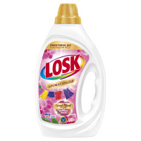 Гель для стирки Losk Color Ароматерапия Эфирные масла и Малайзийский цветок 900 мл