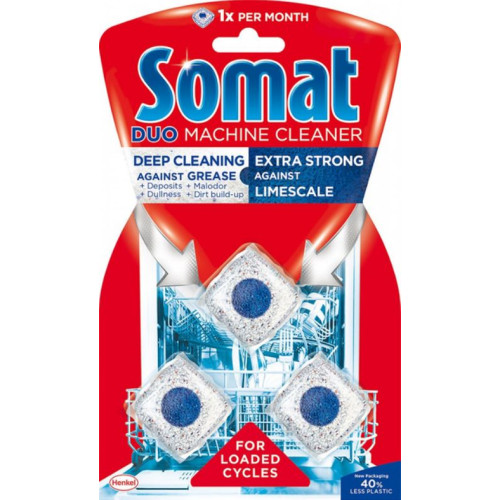 Средство для ухода за посудомоечной машиной Somat Machine Cleaner 3 таблетки