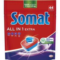 Таблетки для посудомийної машини Somat All in 1 Extra 44 шт