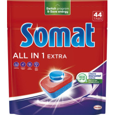 Таблетки для посудомийної машини Somat All in 1 Extra 44 шт