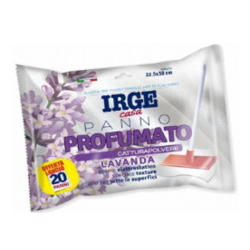 Салфетки сухие для пола 22.5*38 см IRGE лаванда 20 шт