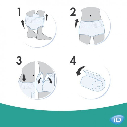 Подгузники-трусы для взрослых ID Pants Essential Extra Plus L 30 шт