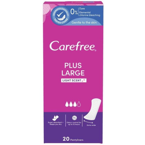 Прокладки ежедневные Carefree рlus Large 20 шт