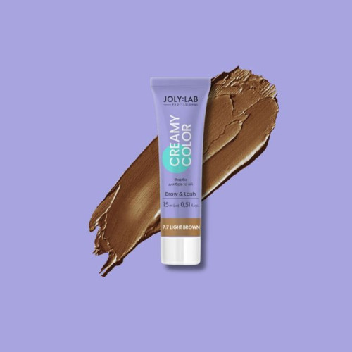 Фарба Joly:Lab для брів та вій світло-коричнева Creamy Color  15 мл