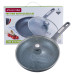 Сковородка Kamille с крышкой и гранитным покрытием из алюминия 26 см 4272GR