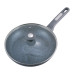 Сковородка Kamille с крышкой и гранитным покрытием из алюминия 26 см 4272GR