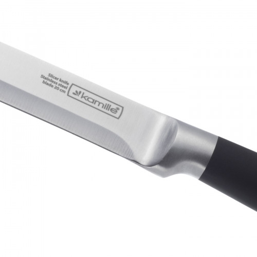 Ніж із нержавіючої сталі з порожніми ручками soft touch КМ 5191