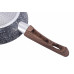 Сковорода 24 см с антипригарным покрытием Grey marble из алюминия №4161