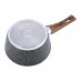 Ківш 16 см з антипригарним покриттям Grey marble з алюмінію №4170