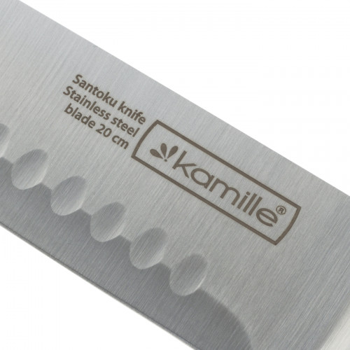 Ніж кухонний Kamille Сантоку з нержавіючої сталі 15 см КМ 5192