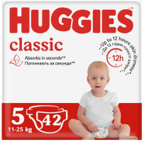 Підгузки Huggies Classic №5 11-25 кг 42 шт