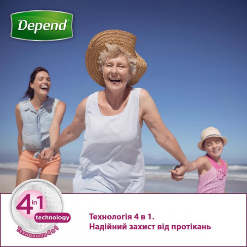 Прокладки урологические Depend Normal Plus Pad 12 шт