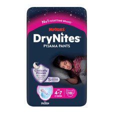 Подгузники-Трусики Huggies  DryNites Girl 17-30 кг 10 шт