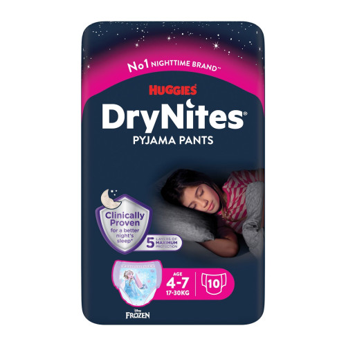 Подгузники-Трусики Huggies  DryNites Girl 17-30 кг 10 шт